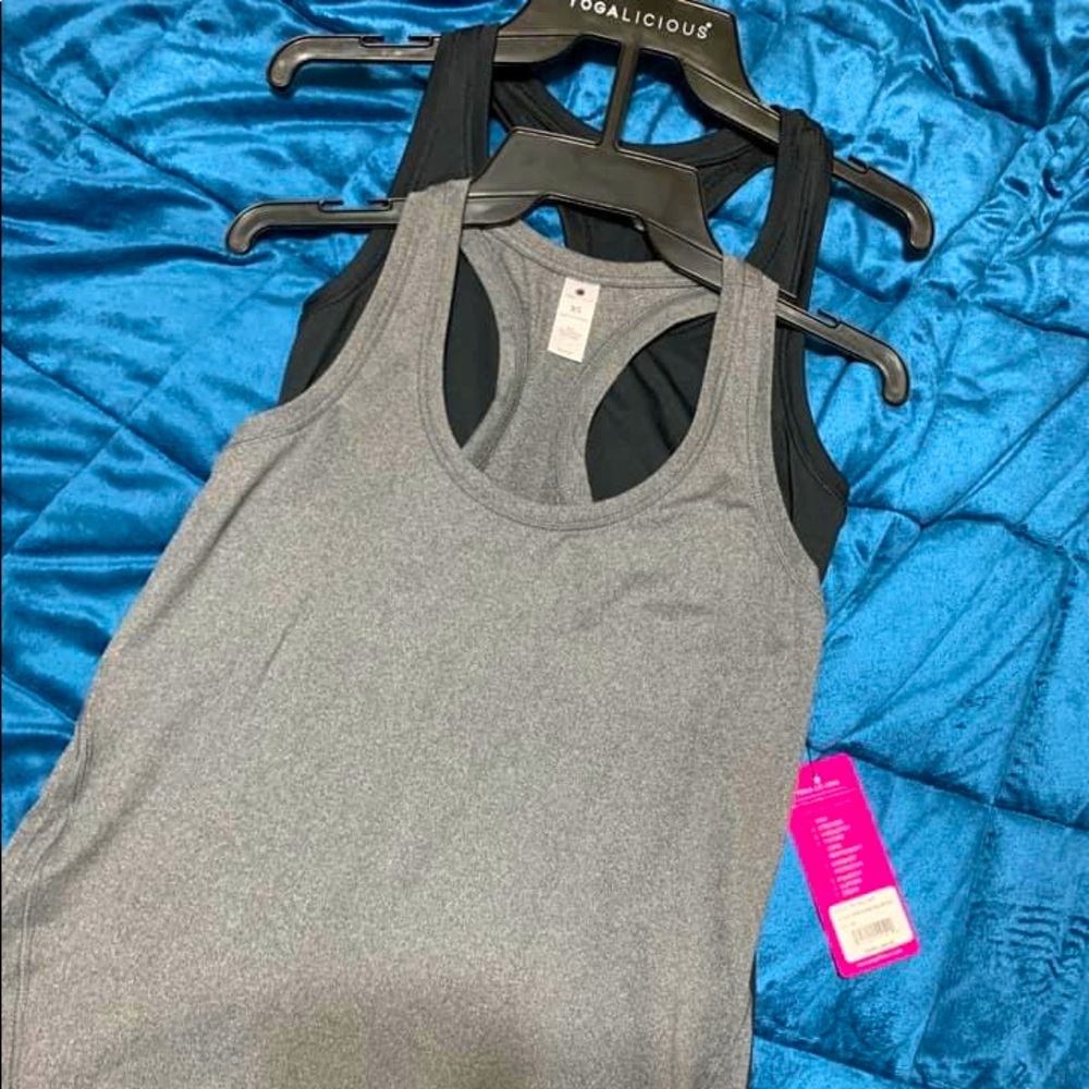 NWT yogalocious tanks. set of 2